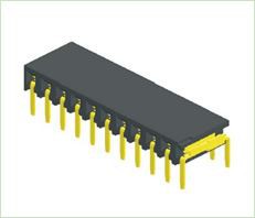 2,54 mm-es oldalsó bemeneti típusú női fejléc